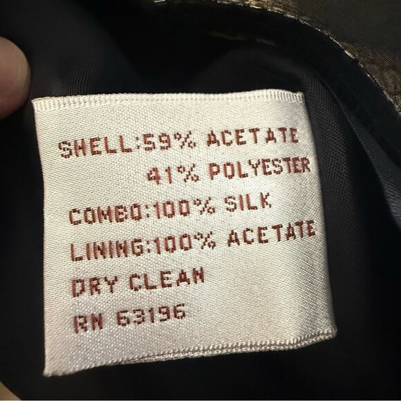 Chic Black Gold Sheer Illusion Metallic Boutique Midi Formal Dress with Pockets - Picture 6 of 12